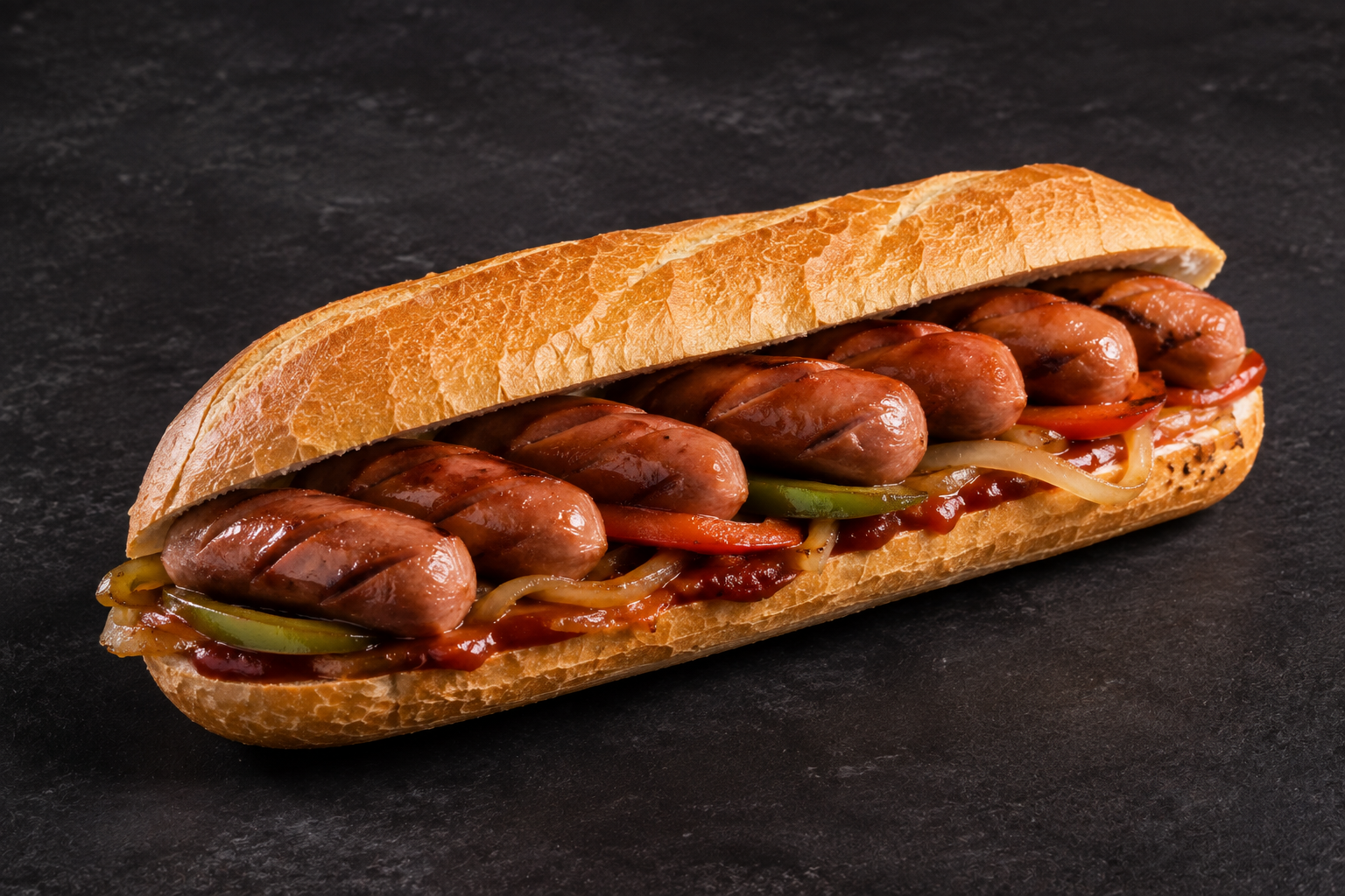 Bocadillo de salchichas