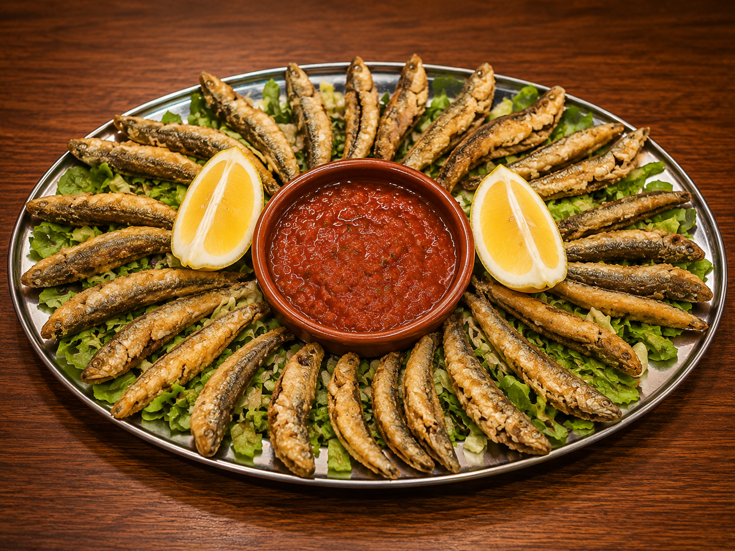 Plato sardinas