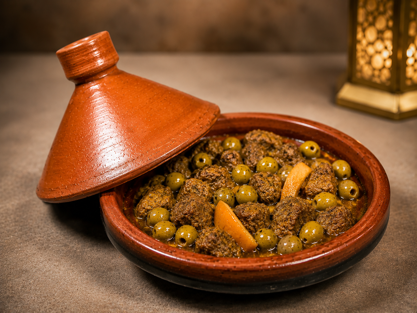 Tajín de carne picada